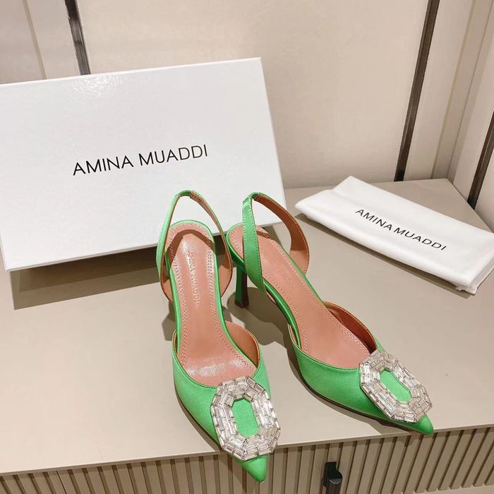 Amina Muaddi Shoes AMS00026 Heel 8.5CM